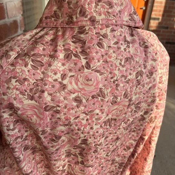 New London Fog floral rose Ladies XL ultimate trench coat double breasted - Picture 7 of 11